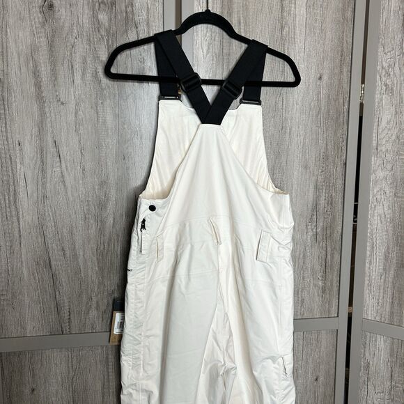 The North Face Freedom Bibs Medium White Dune Waterproof Size M NWT - Picture 11 of 15